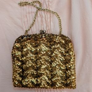 Vintage beaded and sequin clutch